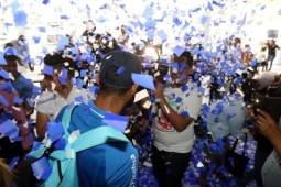 Niños, familiares y aficionados recibieron a la Selección de Honduras que terminó entre las mejores cuatro de los Olímpicos de Río 2016.