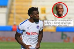 Thomas, tras el partido dijo estar muy contento por haber vuelto a jugar en la Liga Nacional con el equipo de sus amores.