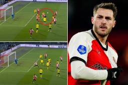 ¡Golazo de Santi Giménez! La chilena del mexicano para evitar la caída del Feyenoord en los últimos minutos