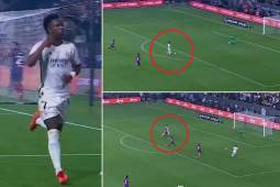 Vinicius marcó dos tantos para el Real Madrid en la final de la Supercopa española frente al Barcelona.