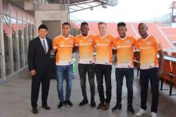 Alberth Elis y Rommel Quioto esperan tener un buen torneo con el Houston Dynamo.