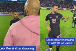 Un video en redes sociales se hizo viral por el rechazo de Messi a Eriq Zavaleta cuando terminó el partido.