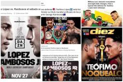 El boxeador hondureño Teófimo López tendrá oportunidad este sábado de seguir agigantando su nombre cuando le toque enfrentarse a George Kambosos en la defensa de su corona unificada del peso ligero.