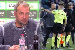 ¿Qué le dijo al árbitro? Hansi Flick reacciona tras su primera expulsión con Barcelona: “No me había pasado nunca”
