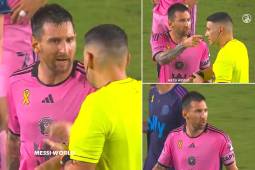 Messi se encaró con el árbitro y lo insulta tras el empate del Inter Miami: “Hijo de p***, sos un mala leche”