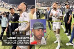Neymar encaró a un aficionado y se descontrola: Mirá lo que eres, un gordito hijo de p***