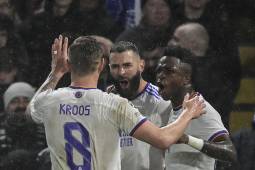 Benzema ha marcado tres goles ante el Chelsea en los cuartos de final de la Champions.