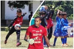 Patrick Torres durante uno de sus partidos en la academia de Fútbol Chamaco Guifarro.