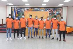 Plantilla de UPNFM que fue presentada este jueves en Tegucigalpa. Foto: Marvin Salgado.