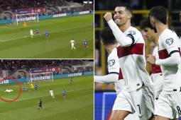 Cristiano Ronaldo abrió el marcador cuando estaba comenzando la segunda mitad.