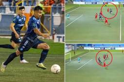 Germán Mejía anotó su primer tanto con el Pérez Zeledón en Costa Rica contra el Puntarenas.