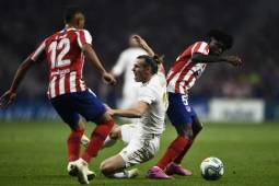 Atlético y Real Madrid no se hicieron nada en el Wanda Metropolitano. FOTO: AFP.
