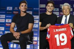 Julián Álvarez fue presentado con el Atlético y su decisión de dejar el Manchester City: “Simeone me dijo que viniera...”