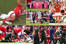 El mediocampista se retiró del encuentro luego de una lesión que lo dejaría fuera de la temporada.