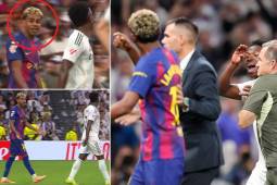 Se engancharon desde antes: la frase de Vinicius a Lamine Yamal en pleno partido y la respuesta del español