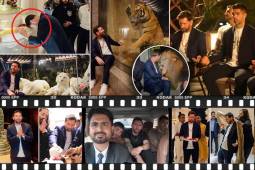 Las imágenes de Messi durante su gira por la India: el campeón del mundo conoció al hijo de la persona más rica del país.