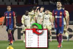 Barcelona se pone a 10 puntos del líder Real Madrid y el sueño por el título de LaLiga parece imposible.