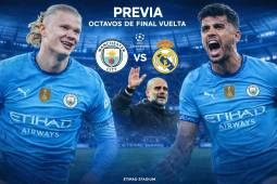 La alineación del Manchester City para enfrentar al Real Madrid en la vuelta de los octavos de final de la UEFA Champions League sugiere un equipo pensado para asumir riesgos ofensivos y dominar la posesión con el objetivo de remontar el 3-0 adverso de la ida.
