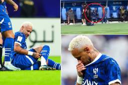 Neymar se volvió a lesionar: la bronca del brasileño en la goleada del Al Hilal por la Champions de Asia