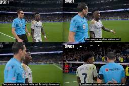 Martínez Munuera le agradeció a Vinicius que debatieran tranquilamente una jugada del partido.