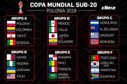 Un total de 24 selecciones se repartieron en seis grupos para la Copa del Mundo que se disputará este año en Polonia.