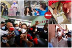 Los hondureños votaban el domingo en medio de temores de violencia y llamados a la calma de los candidatos, en unos comicios de final incierto para suceder al derechista Juan Orlando Hernández, quien culmina su mandato señalado por narcotráfico en Estados Unidos. Repasamos las imágenes de las algunas de las figuras más destacadas ejerciendo el sufragio.