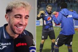 Agustín Auzmendi festejó bailando en el Nacional y revela que Kevin Álvarez le está enseñando algunos pasos.