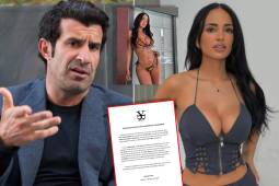 Claudia Bavel sigue siendo noticia en España después de destapar mensajes con algunos futbolistas. El último que fue relacionado es Luis Figo y la reacción del luso.