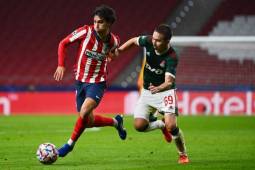 Joao Felix y los rojiblancos se quedaron cortos ante el Lokomotiv ruso.