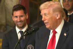 Messi fue fulminado por reunirse con Trump: Es una gran decepción; estar ahí es apoyar a un criminal