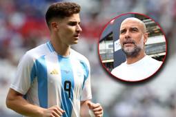 Julián Álvarez le respondió a Guardiola por su situación en Manchester City: “Escuché lo que dijo...”