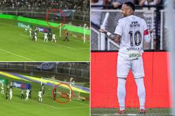 Neymar marcó un golazo olímpico para el Santos en el Campeonato Paulista: ¡donde la puso el brasileño!