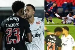 Neymar se cruza con el jugador que lo lesionó en el PSG y explota: Es un idiota; vamos a ver si es hombre para romperme otra vez