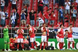 El danés Christian Eriksen se desploma en partido de Eurocopa. Imágenes impactantes.