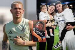 Mastantuono sorprendió al hijo de Fede Valverde con su gesto y la escena se hizo viral: Mirá lo que me mandó