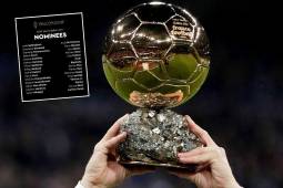OFICIAL: los candidatos para el Balón de Oro 2025 con tres figuras del Real Madrid y cuatro del Barcelona