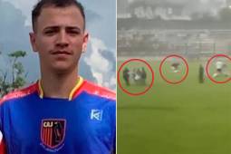 Un rayo acabó con la vida de Caio Henrique en pleno partido y otros seis jugadores salieron heridos.