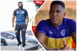 Maiy Card, el joven gerente del Victoria de 26 años en su primera experiencia en la primera división de Honduras.