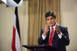 Carlos Alvarado Quesada , presidente de la República de Costa Rica.
