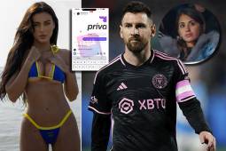 Una modelo de Onlyfans, que en el pasado tuvo un affaire con Neymar, asegura que platicó con Messi en privado.