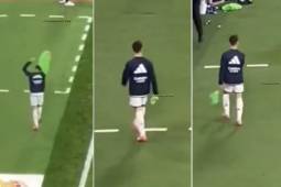 Arda Güler no fue parte del Real Madrid-Almería y su enfado fue notable cuando volvía al banquillo.