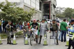 Máxima seguridad en el clásico sampedrano.