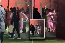 Suárez tuvo que contenerlo: la furia de Messi contra el árbitro tras la goleada que sufrió el Inter Miami ante LAFC