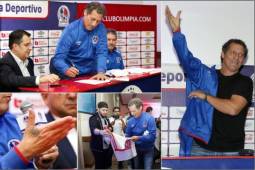 Te presentamos algunas imágenes que no viste sobre la presentación de Pedro Troglio con Olimpia. Fotos: Marvin Salgado.