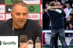 Hansi Flick reacciona tras la remontada y hace una confesión: Nunca los miro, solo cruzo los dedos...