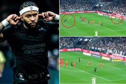 Memphis Depay marcó su primer golazo en Brasil y se hizo viral: ¡brutal remate al ángulo!