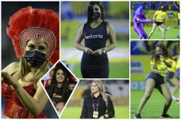 Repasamos las imágenes de las hermosas chicas que capturó el lente de DIEZ durante la final de vuelta entre Real España y Olimpia en el Estadio Morazán.