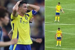 Cristiano Ronaldo hablando solo: la triste imagen tras eliminación en la Champions de Asia con Al Nassr
