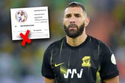 Benzema decidió cerrar sus redes sociales luego de las fuertes críticas que está recibiendo desde Arabia.