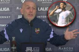 La pregunta sobre Kervin Arriaga que fastidió al técnico del Levante: Si a LaLiga le parece bien, pues a mí también